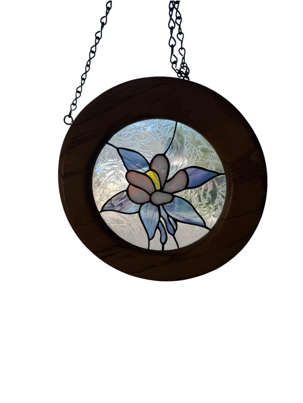 Stained Glass Floral Suncatcher